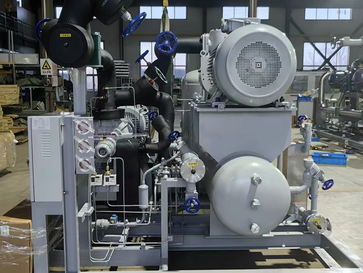 Unidade de compressor de refrigeração de parafuso de estágio único tipo aberto